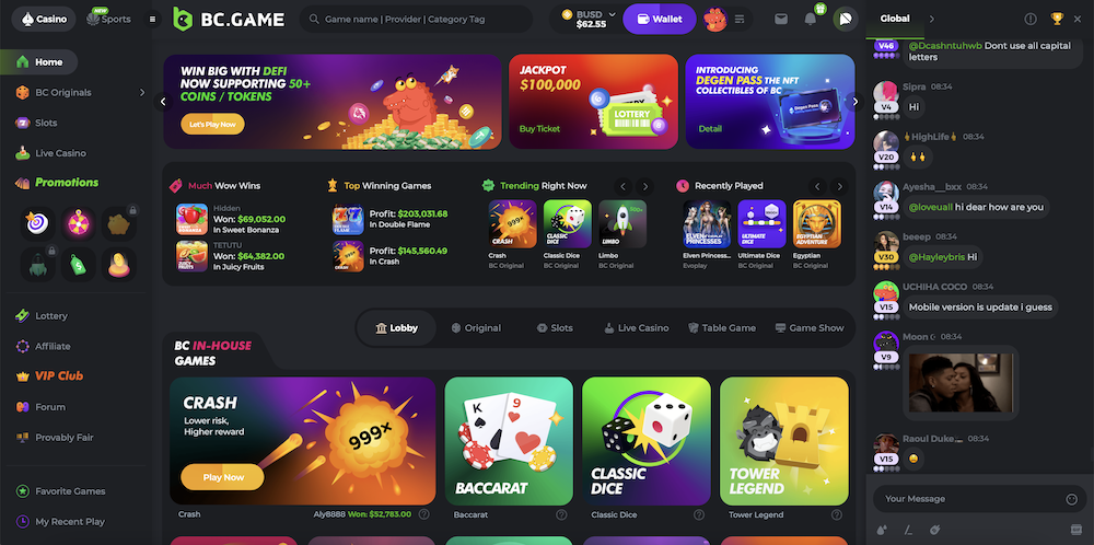Exploring the Thrill of BC GameBet Nigeria